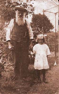 George Rebbeck with Granddaughter Elsie Brenton